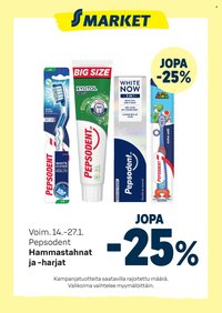 S-MARKET tarjoukset - Pepsodent