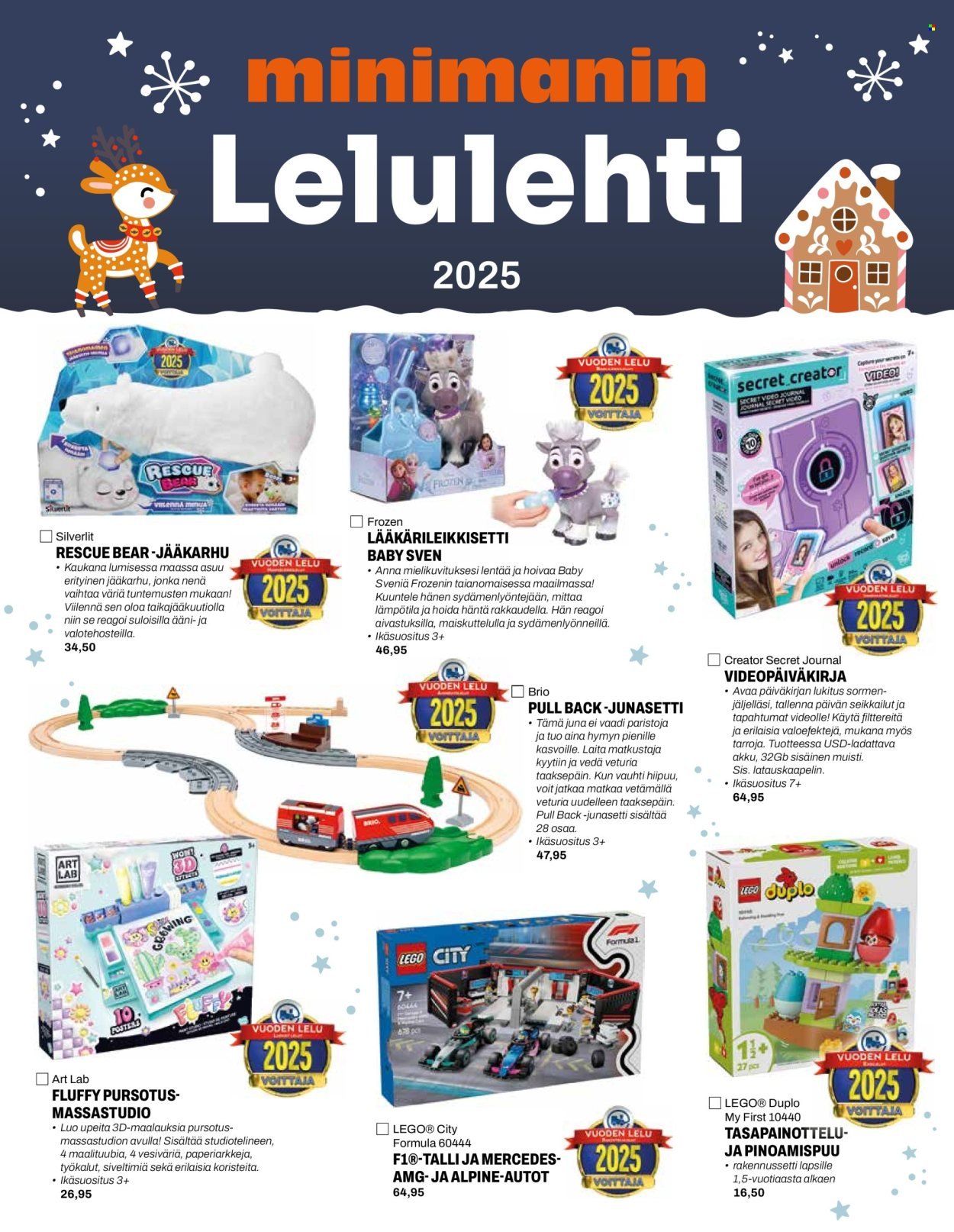 MINIMANI tarjoukset - Alkaen KE 12.11.2025