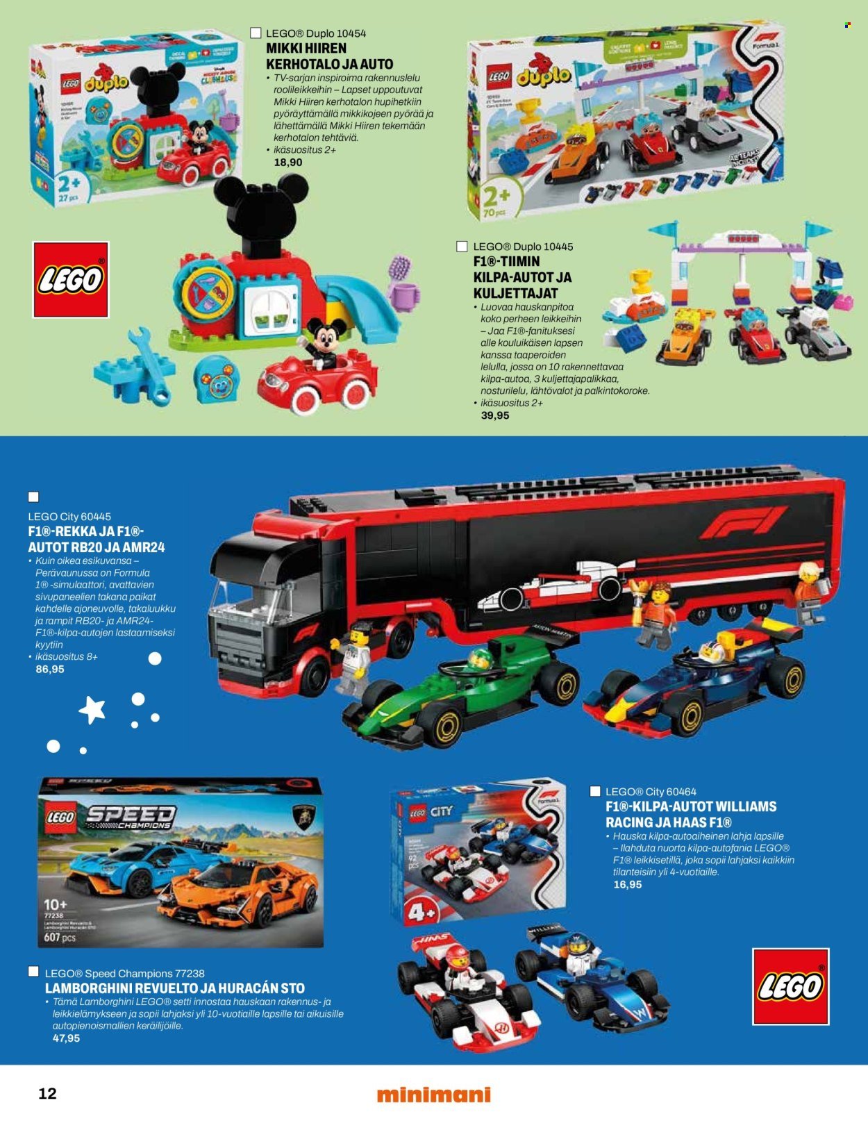 MINIMANI tarjoukset - Alkaen KE 12.11.2025