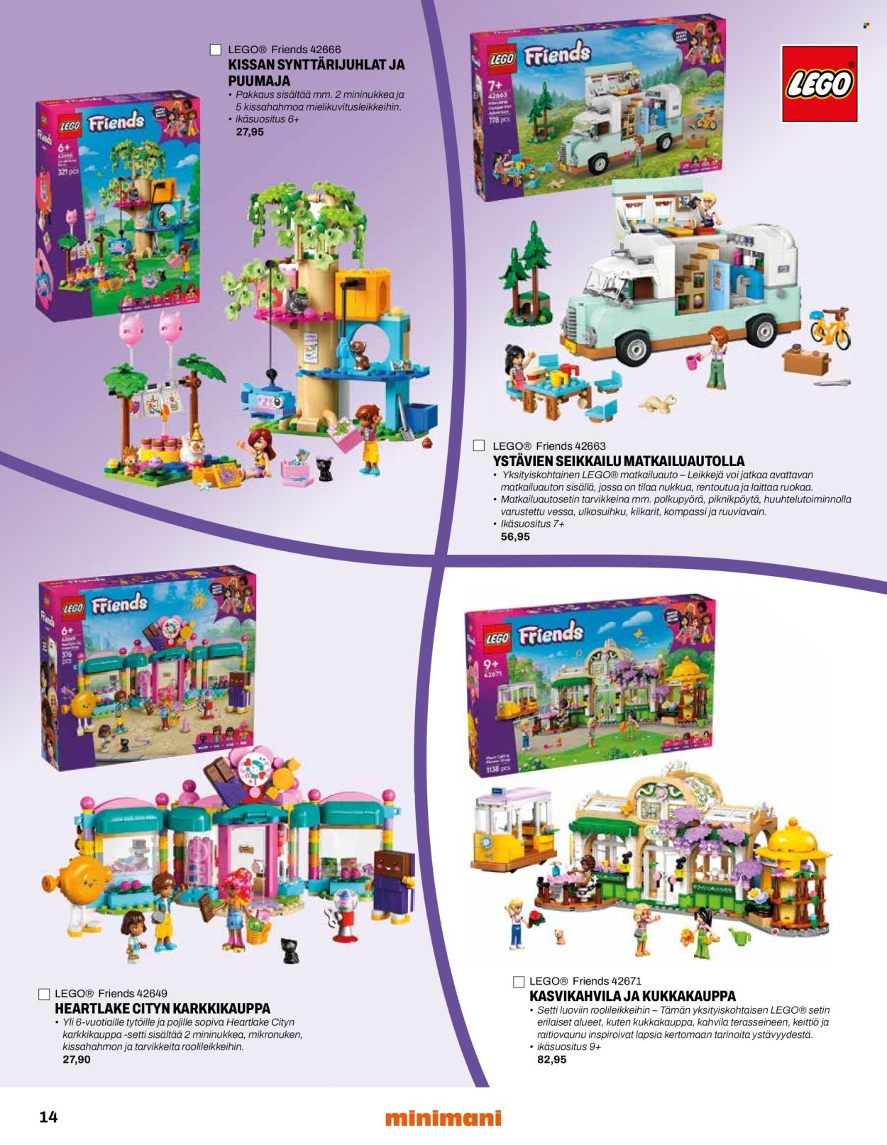 MINIMANI tarjoukset - Alkaen KE 12.11.2025