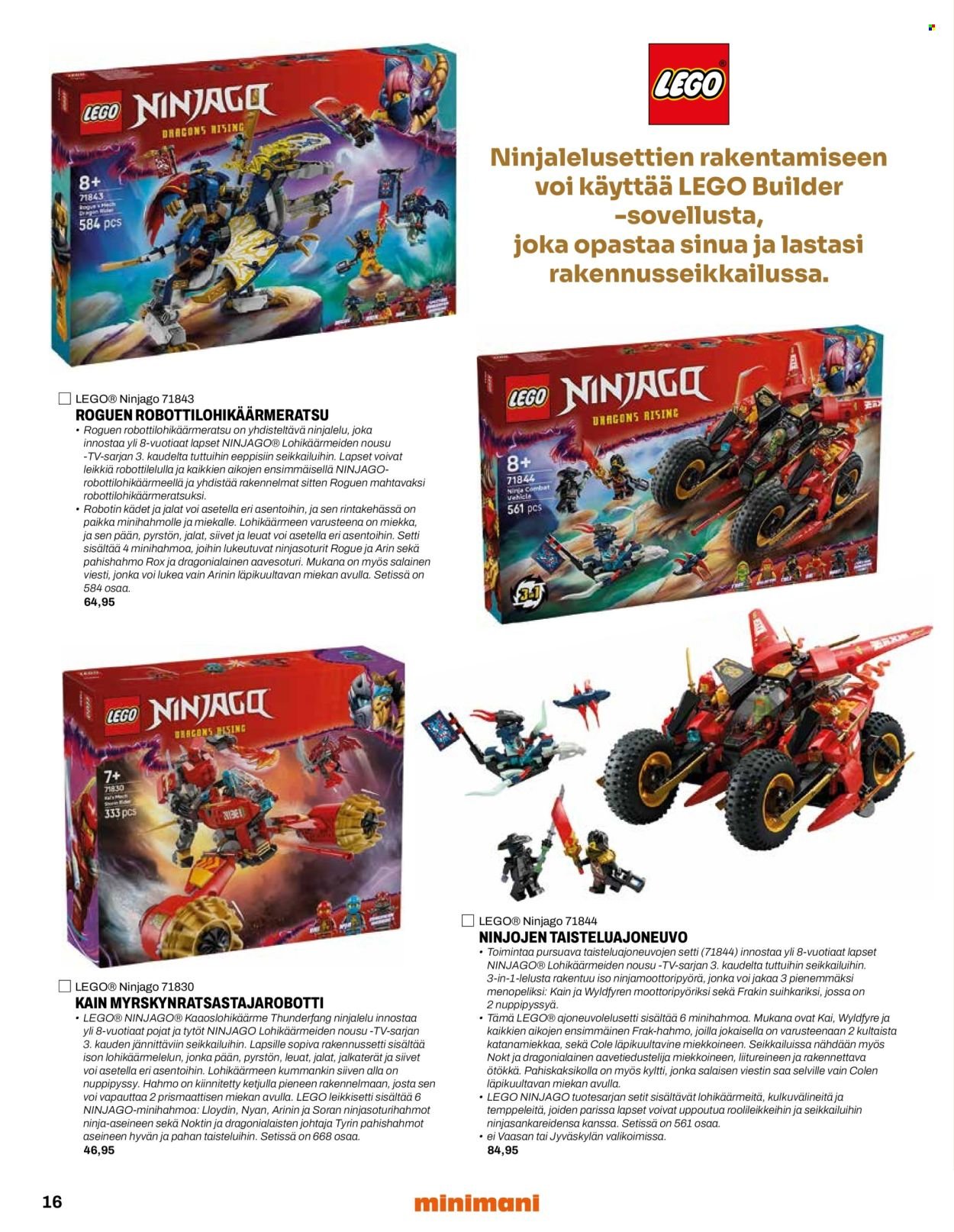 MINIMANI tarjoukset - Alkaen KE 12.11.2025