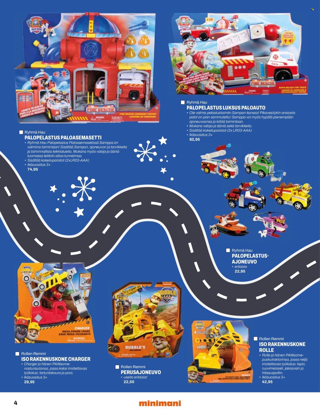 MINIMANI tarjoukset - Alkaen KE 12.11.2025