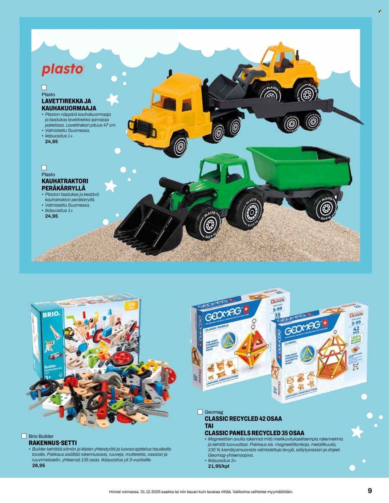 MINIMANI tarjoukset - Alkaen KE 12.11.2025