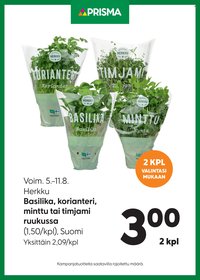 PRISMA tarjoukset - Alkaen KE 5.8.2026