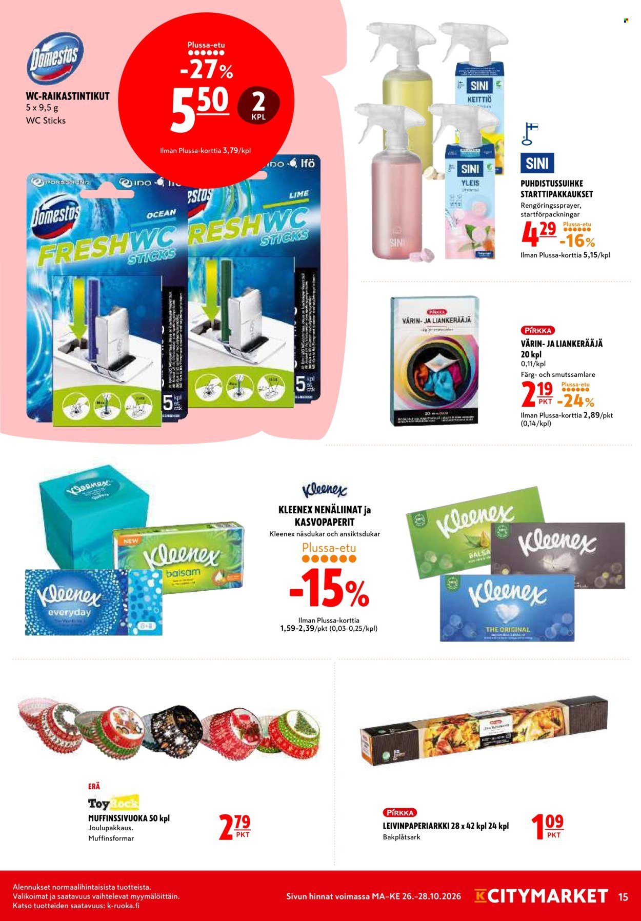 K-CITYMARKET tarjoukset - Alkaen MA 26.10.2026