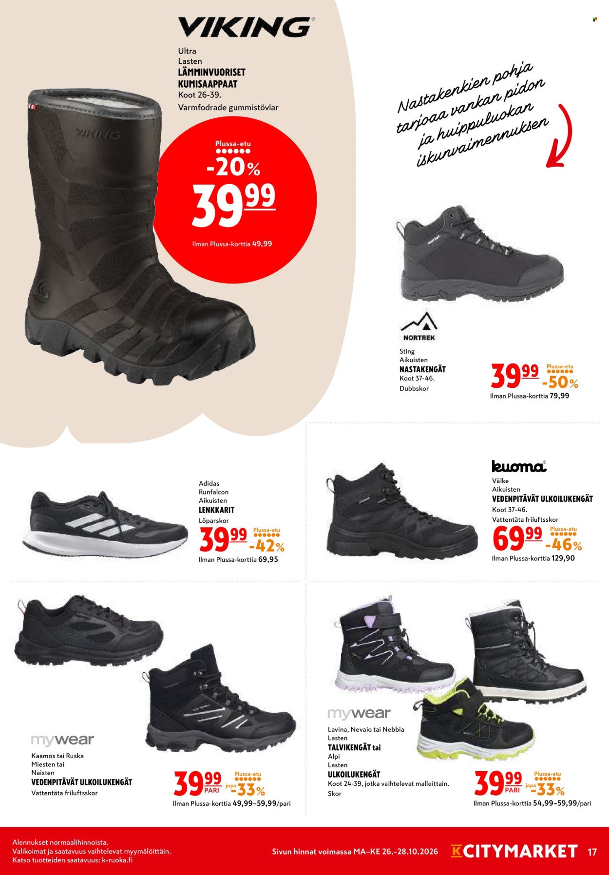 K-CITYMARKET tarjoukset - Alkaen MA 26.10.2026
