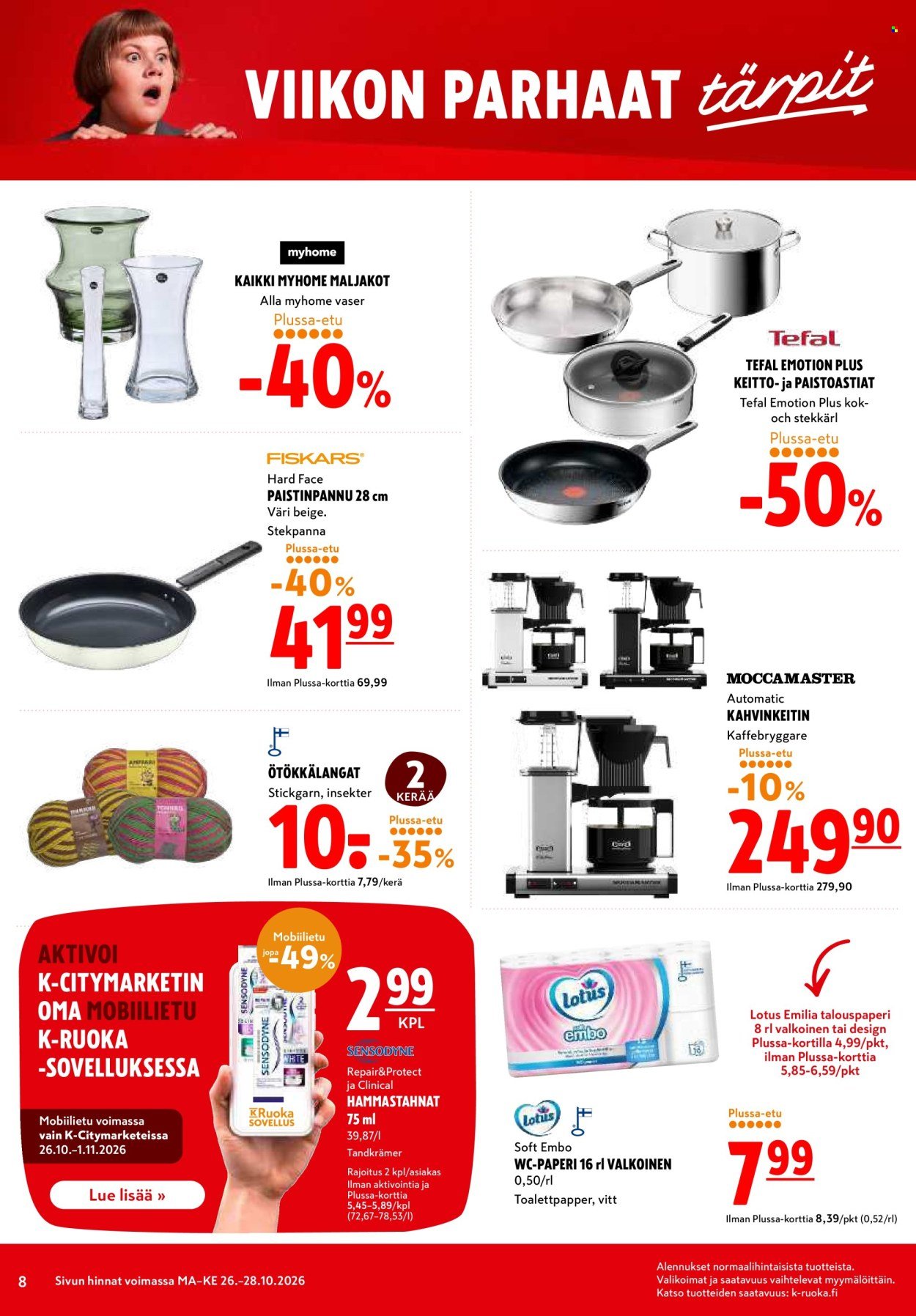 K-CITYMARKET tarjoukset - Alkaen MA 26.10.2026