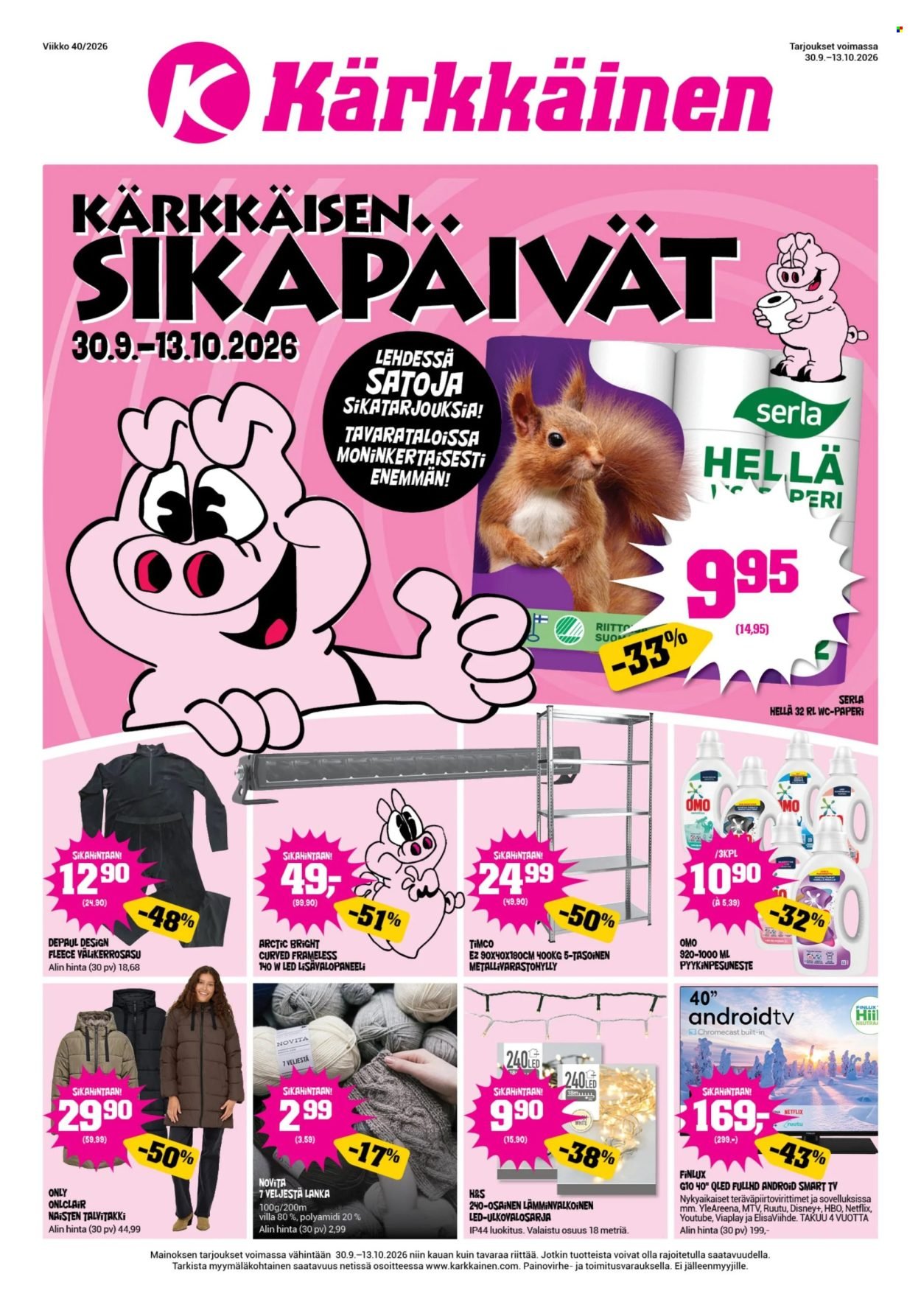 KÄRKKÄINEN tarjoukset - Viikko # 40 Syyskuu 2026