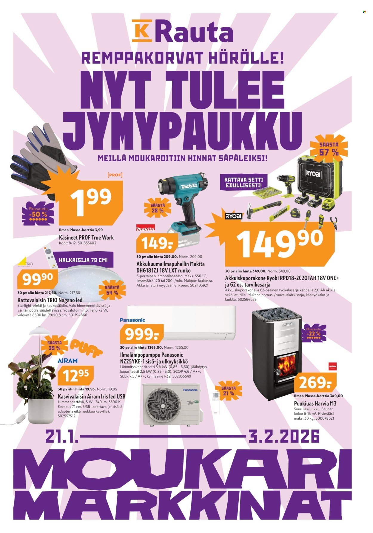 K-RAUTA tarjoukset - Moukarimarkkinat
