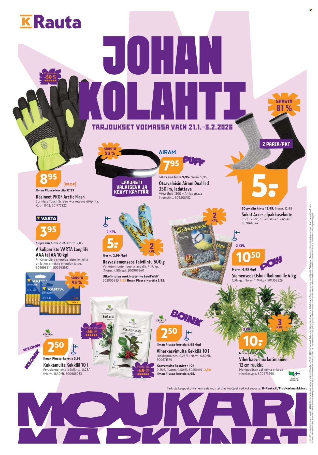 K-RAUTA tarjoukset - Moukarimarkkinat