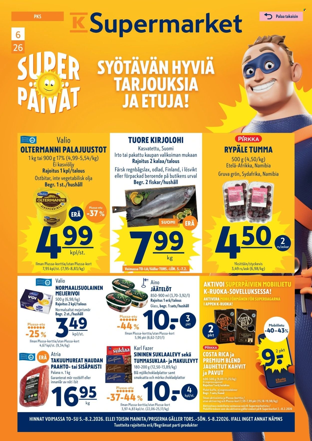 K-SUPERMARKET tarjoukset - Syötävän hyviä tarjouksia ja etuja