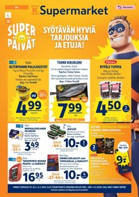 K-SUPERMARKET tarjoukset - Syötävän hyviä tarjouksia ja etuja