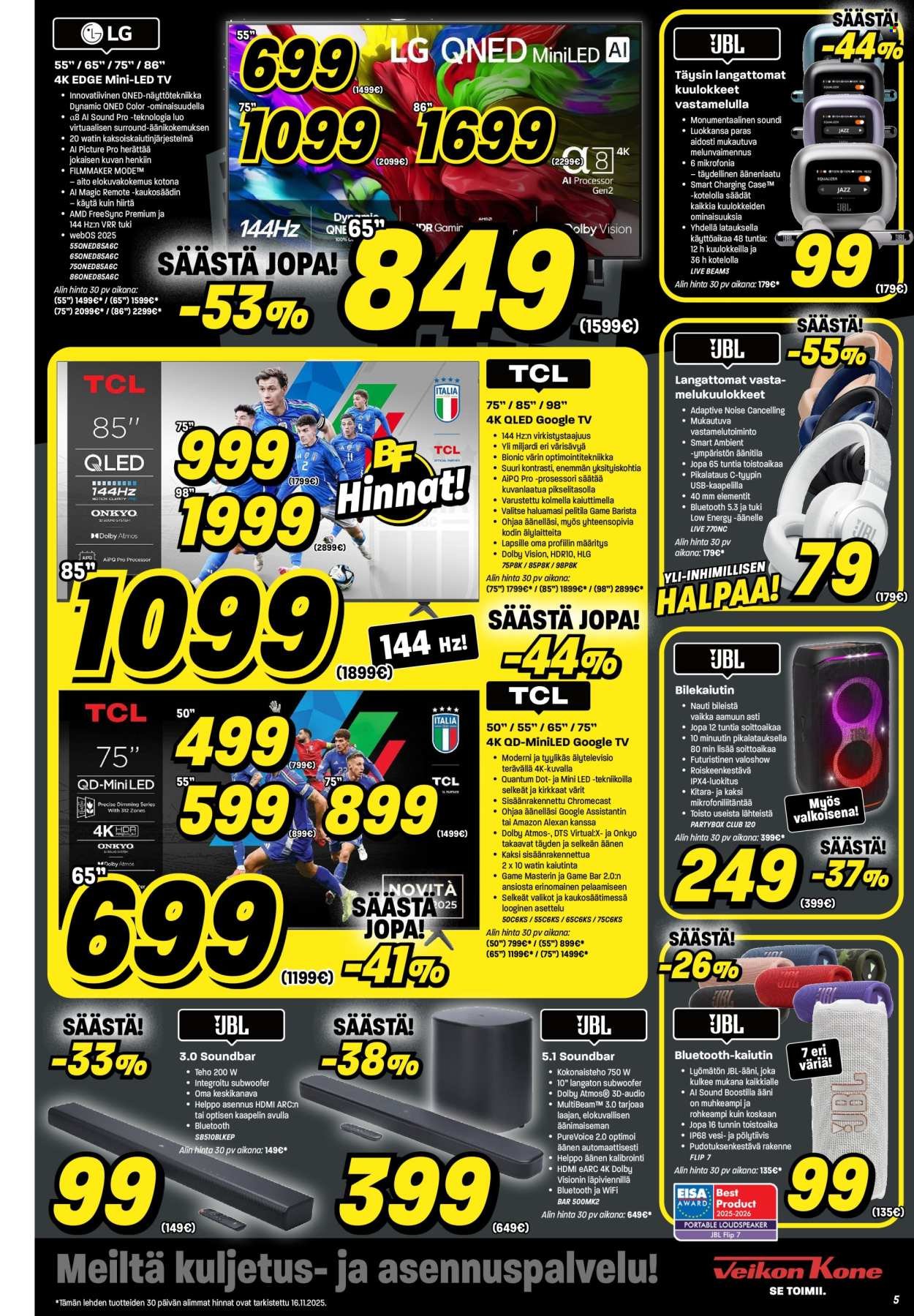 VEIKON KONE tarjoukset - Alkaen MA 17.11.2025 (2025-11-17 - 2025-11-23)