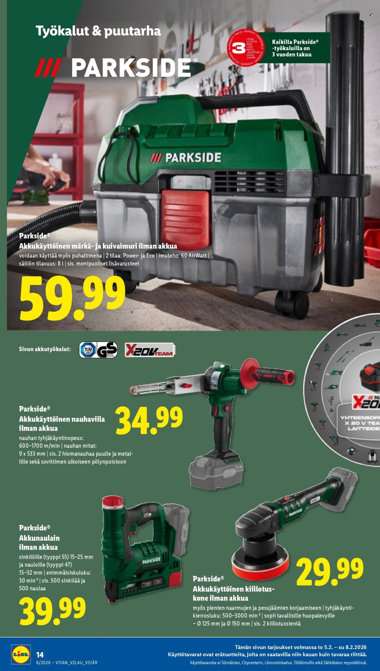 LIDL tarjoukset - Alkaen TO 5.2.2026