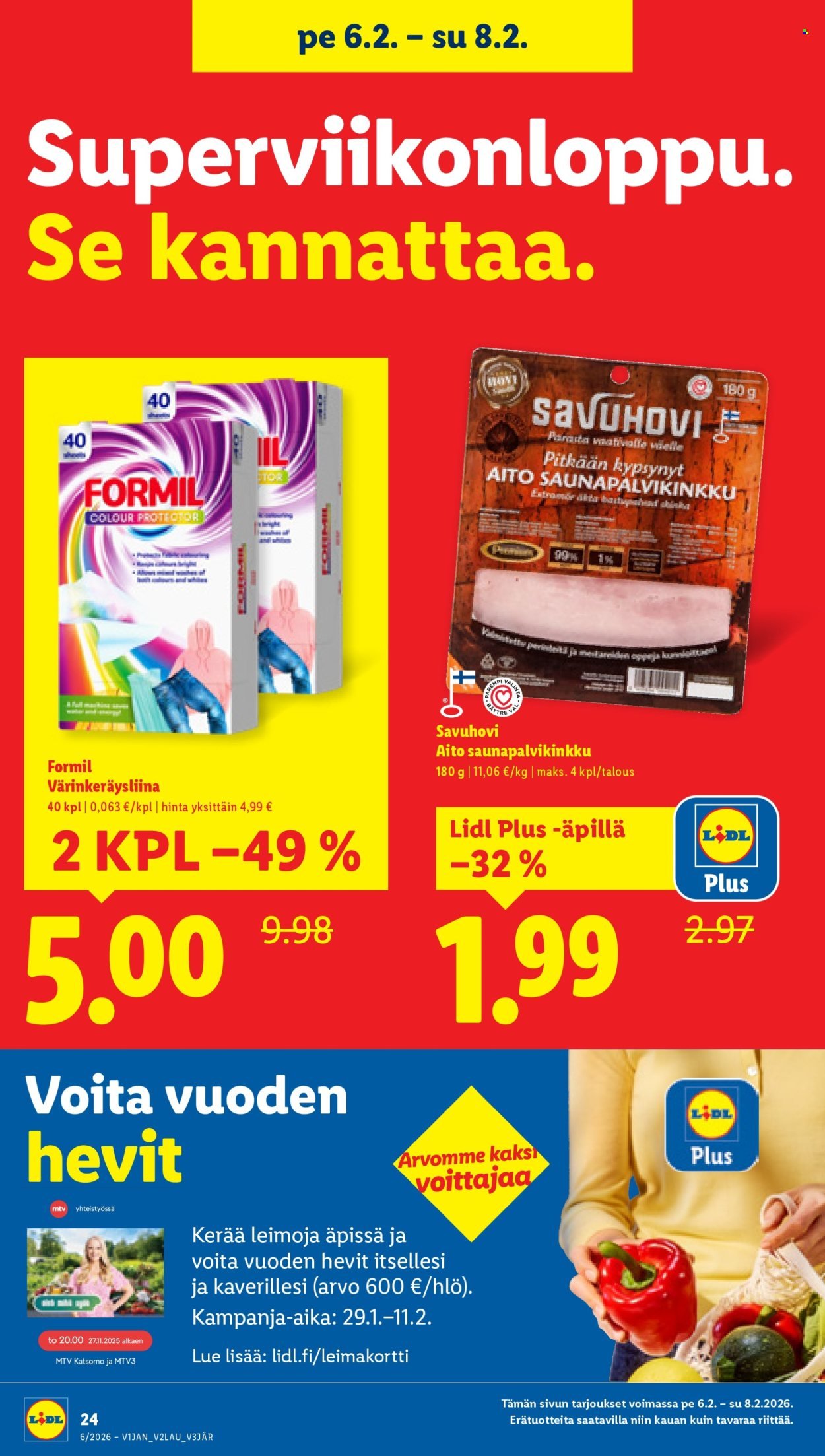 LIDL tarjoukset - Alkaen TO 5.2.2026