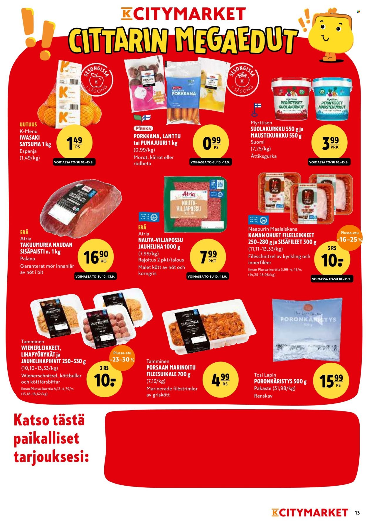K-CITYMARKET tarjoukset - Alkaen TO 10.9.2026