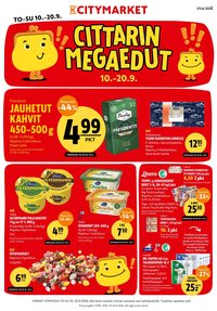 K-CITYMARKET tarjoukset - Alkaen TO 10.9.2026
