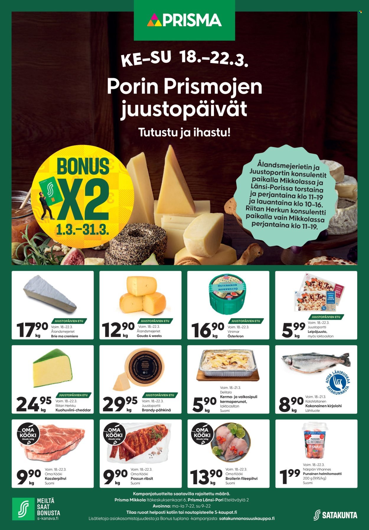 PRISMA tarjoukset - Alkaen KE 18.3.2026