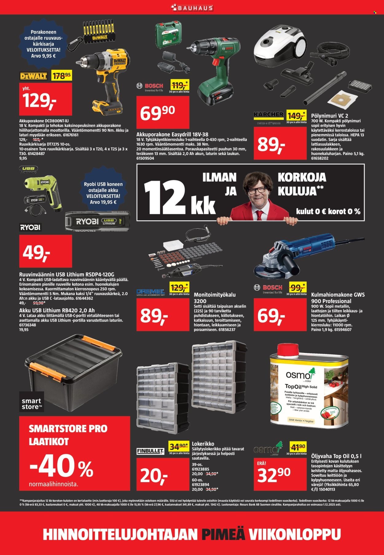 BAUHAUS tarjoukset - Alkaen PE 28.11.2025