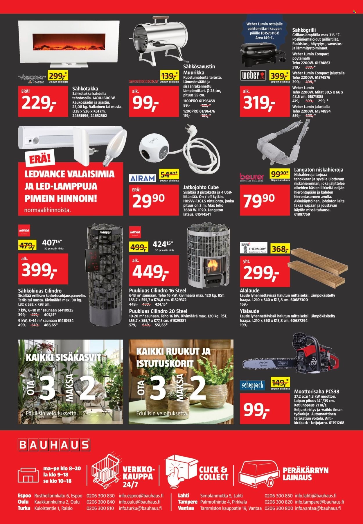 BAUHAUS tarjoukset - Alkaen PE 28.11.2025