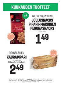 S-MARKET tarjoukset - Kuukauden tuotteet joulukuu