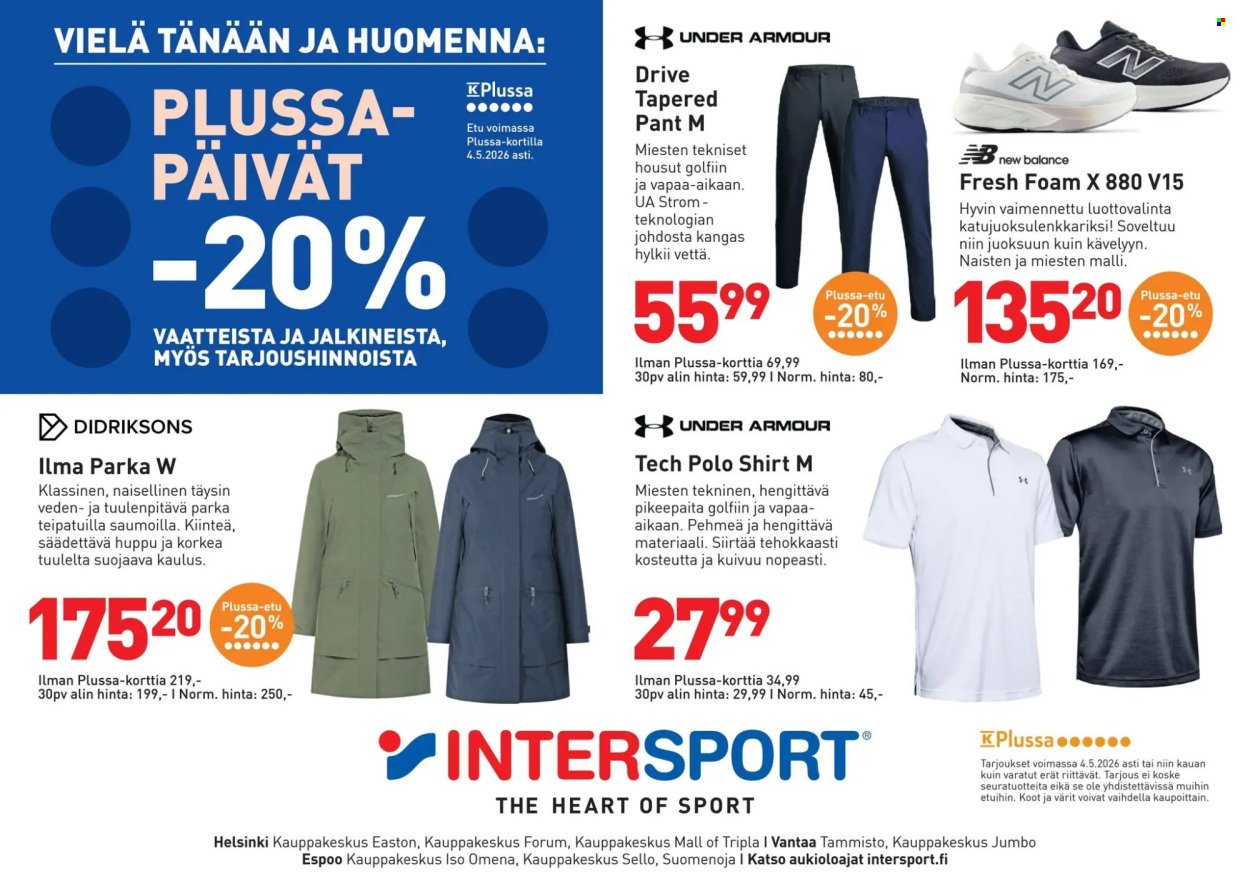 INTERSPORT tarjoukset - Helsingin Sanomat