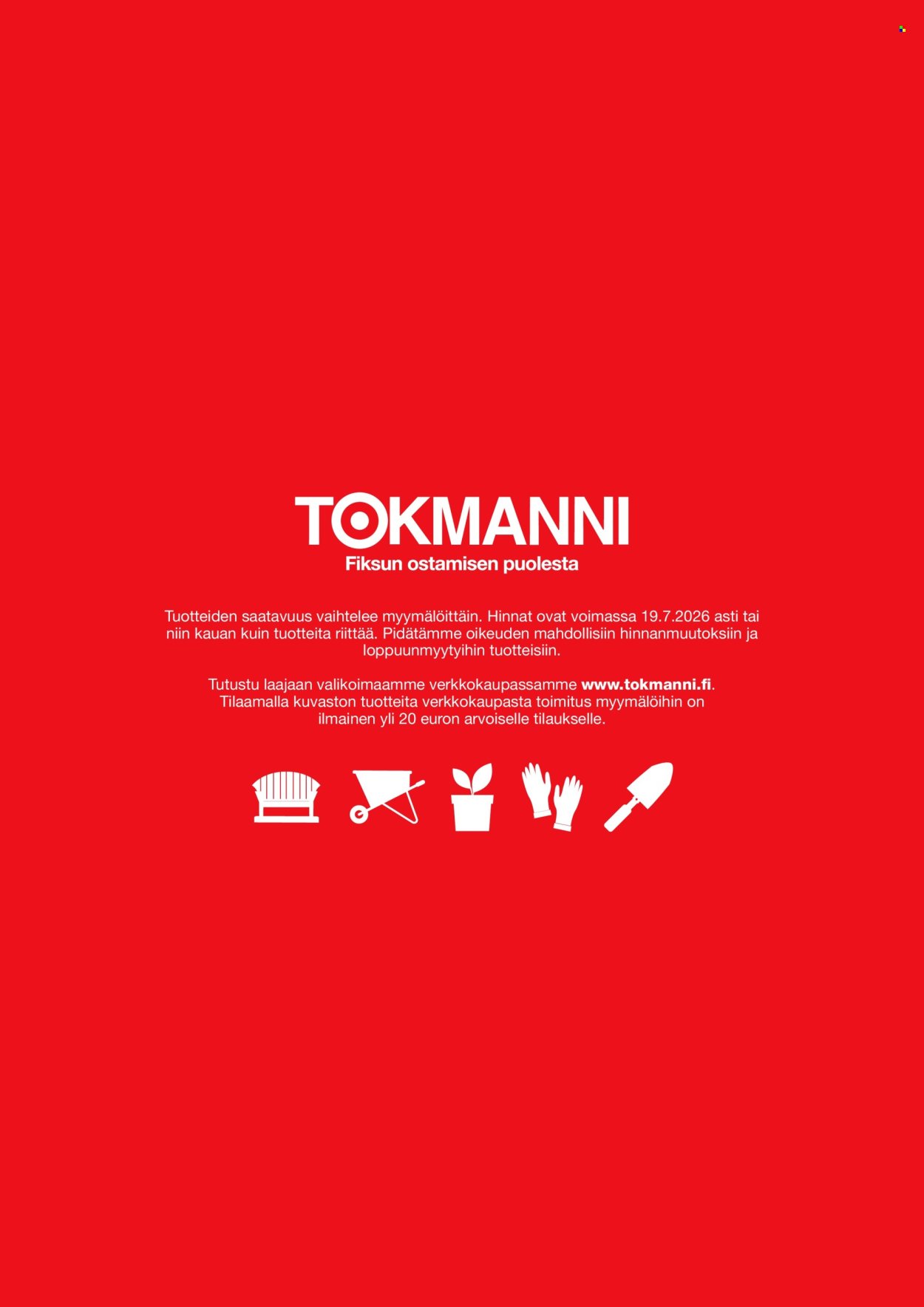 TOKMANNI tarjoukset - Kesä 2026