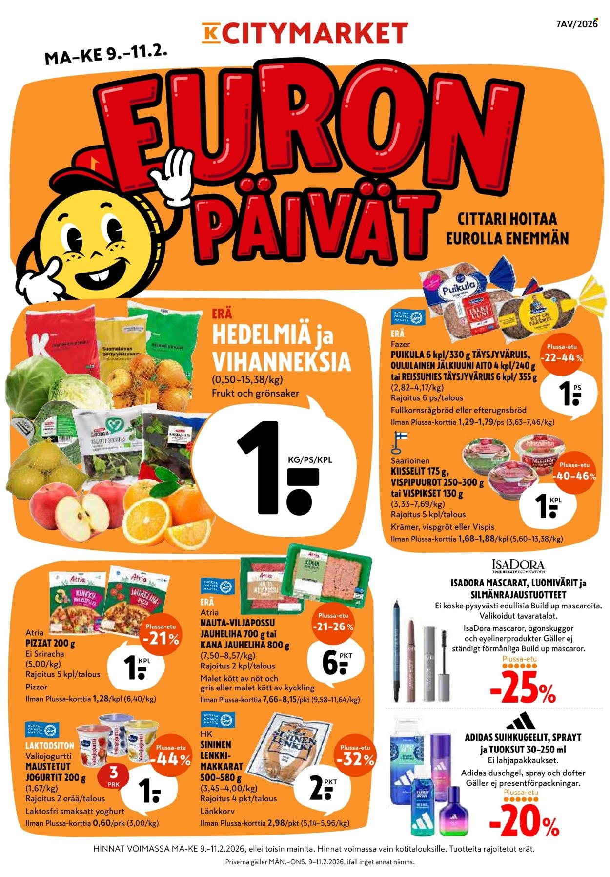 K-CITYMARKET tarjoukset - Alkaen MA 9.2.2026