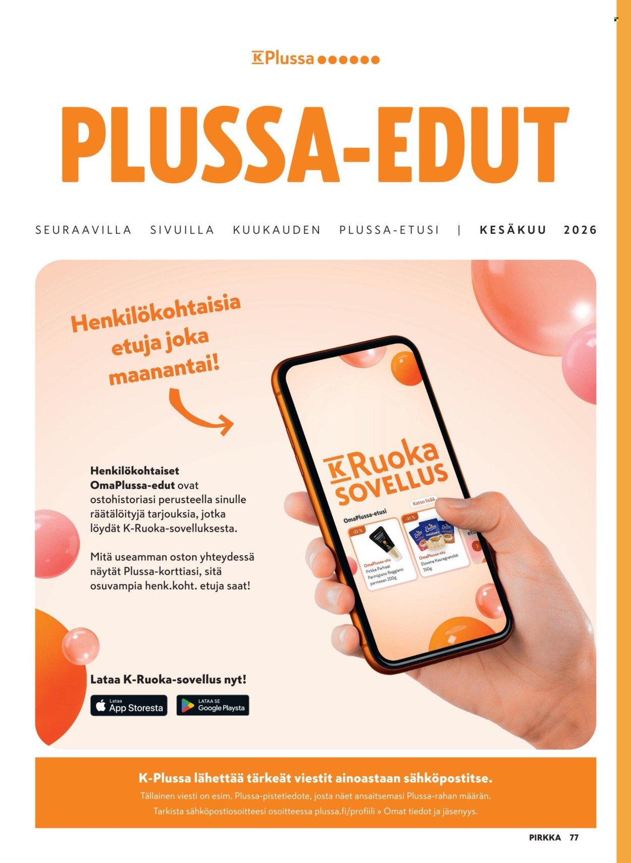 K-SUPERMARKET tarjoukset - Pirkka