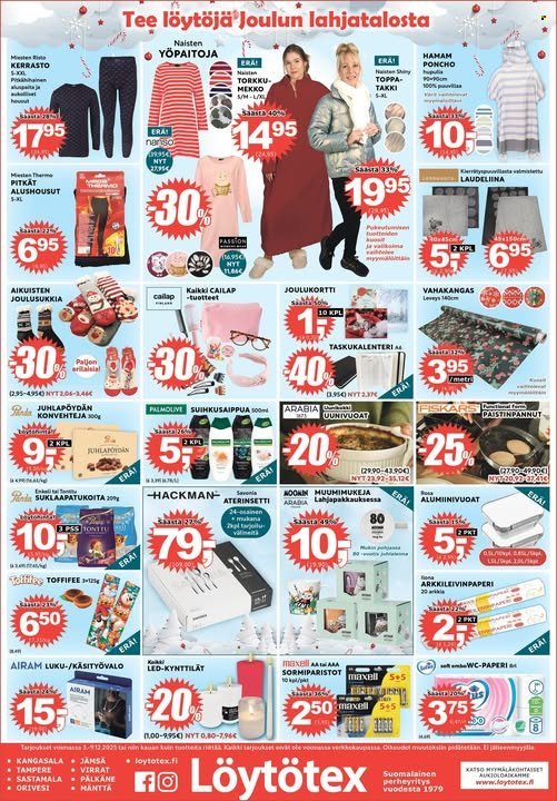LÖYTÖTEX tarjoukset - Alkaen KE 3.12.2025