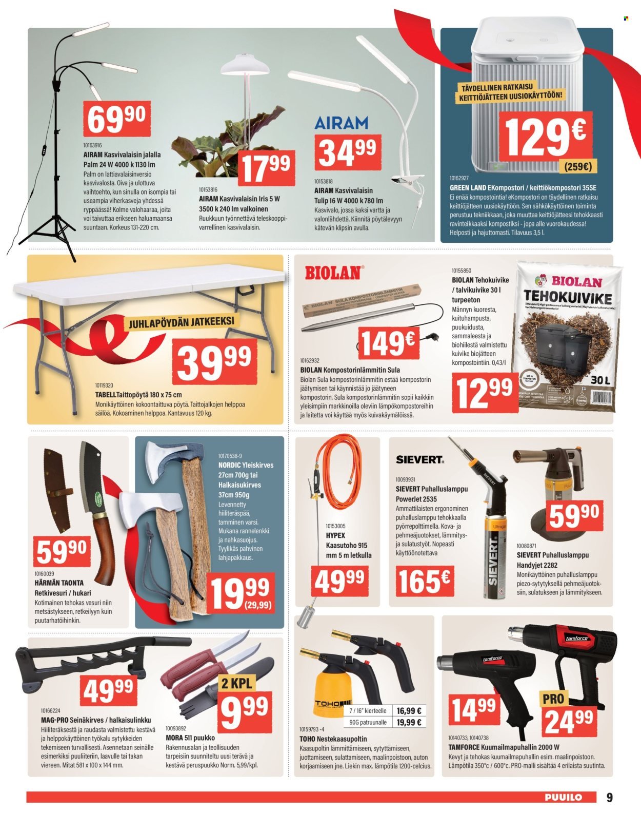 PUUILO tarjoukset - Puuiola kaikkeen juhlaan