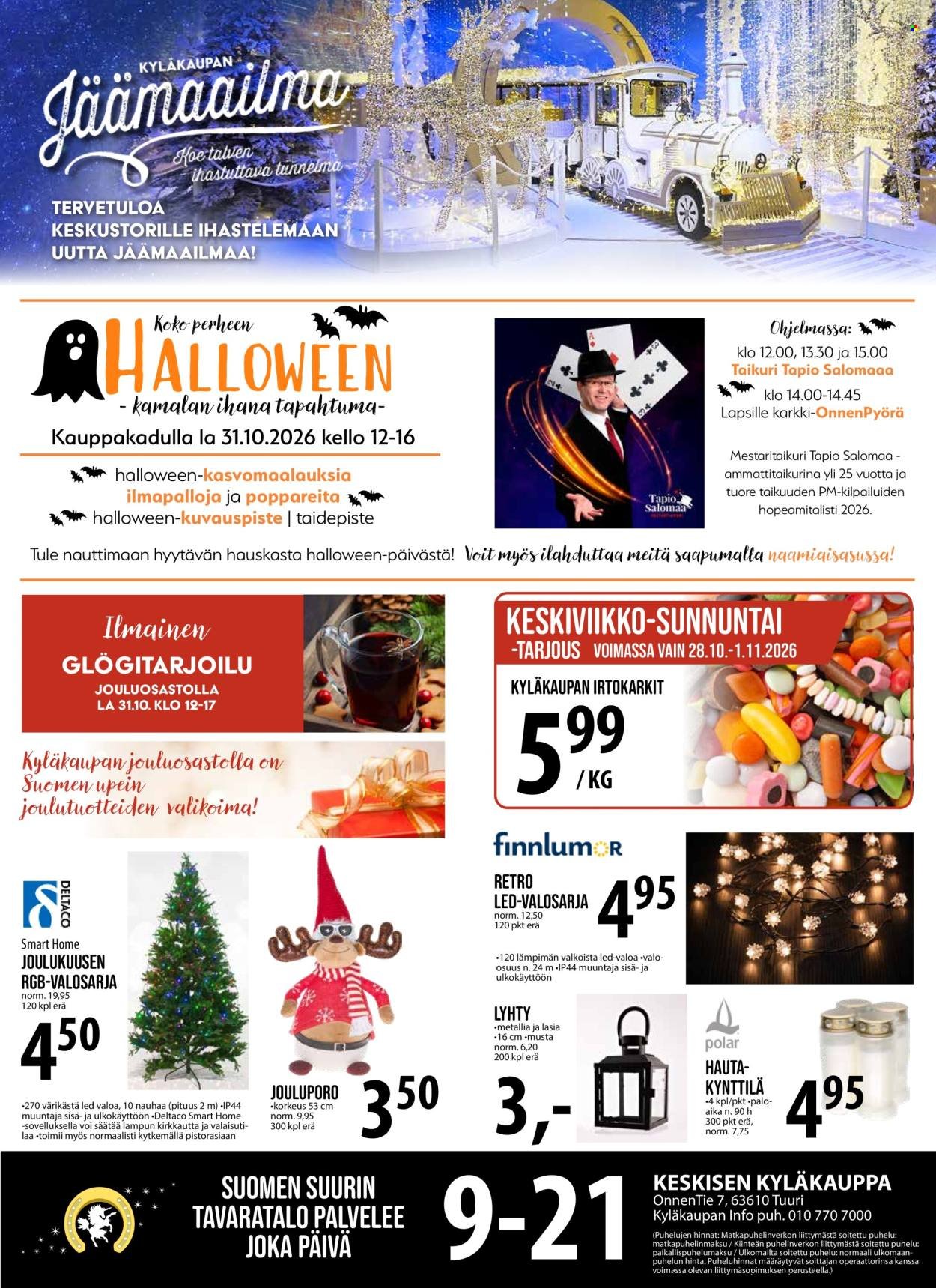 TUURI tarjoukset - Alkaen KE 28.10.2026