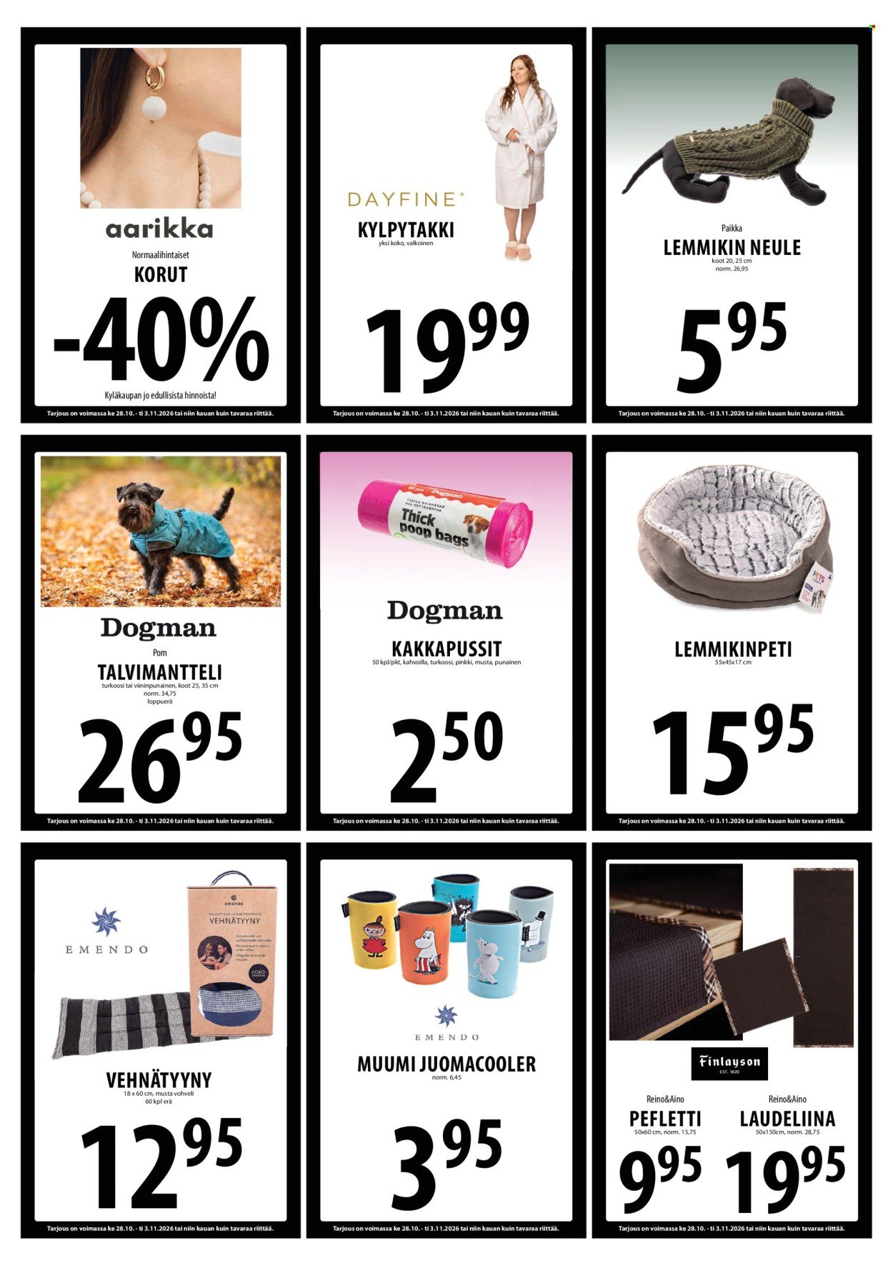 TUURI tarjoukset - Alkaen KE 28.10.2026