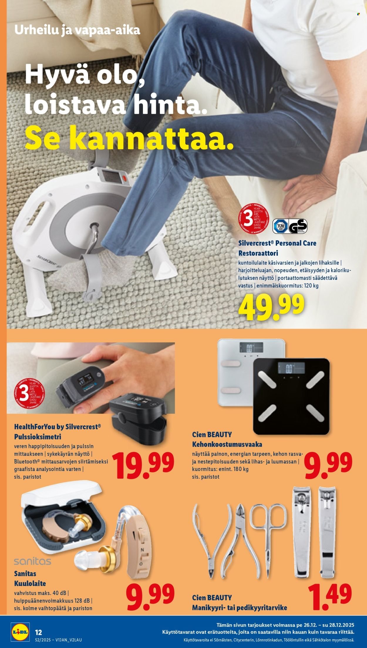 LIDL tarjoukset - Alkaen PE 26.12.2025