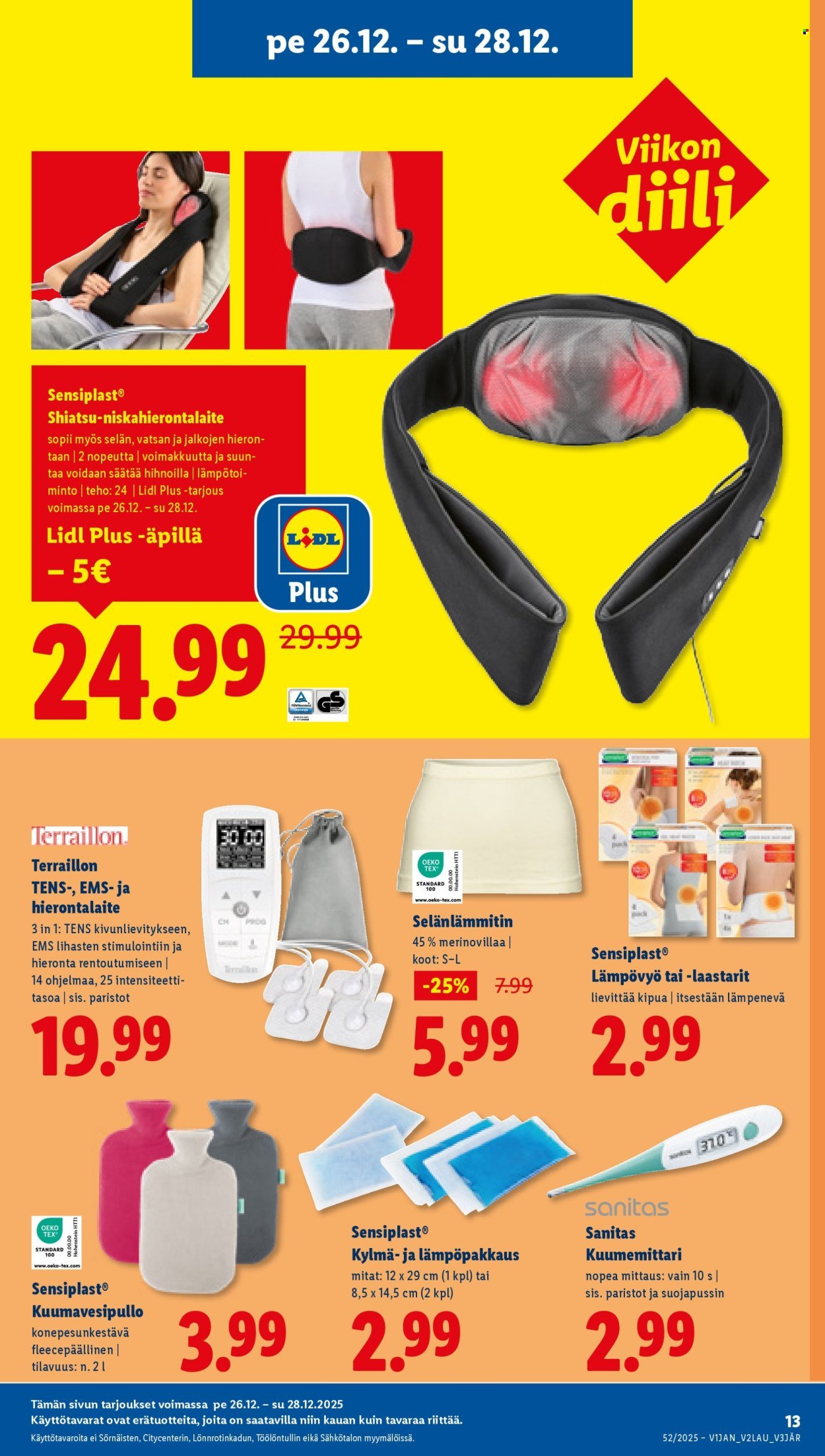 LIDL tarjoukset - Alkaen PE 26.12.2025