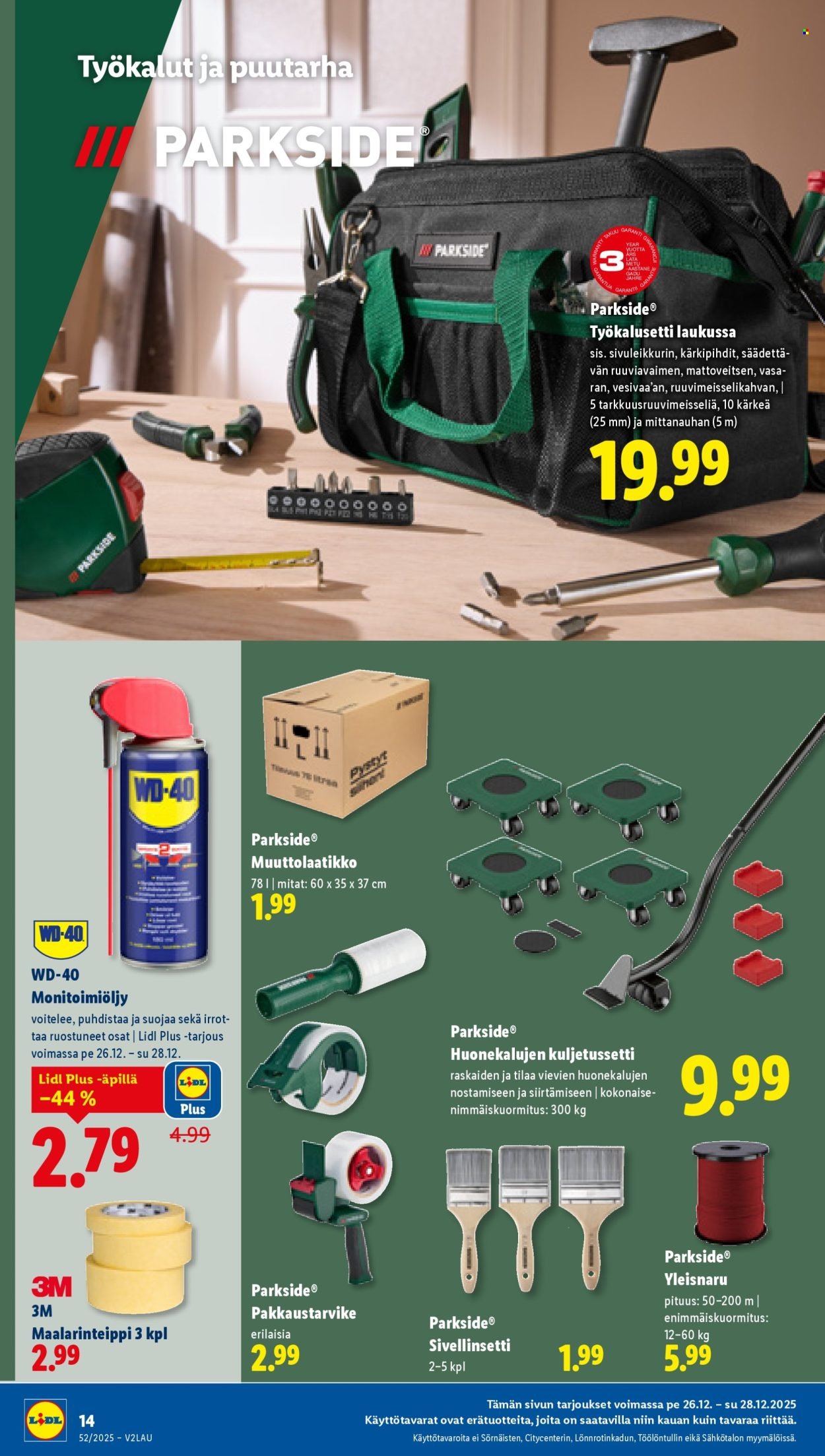 LIDL tarjoukset - Alkaen PE 26.12.2025