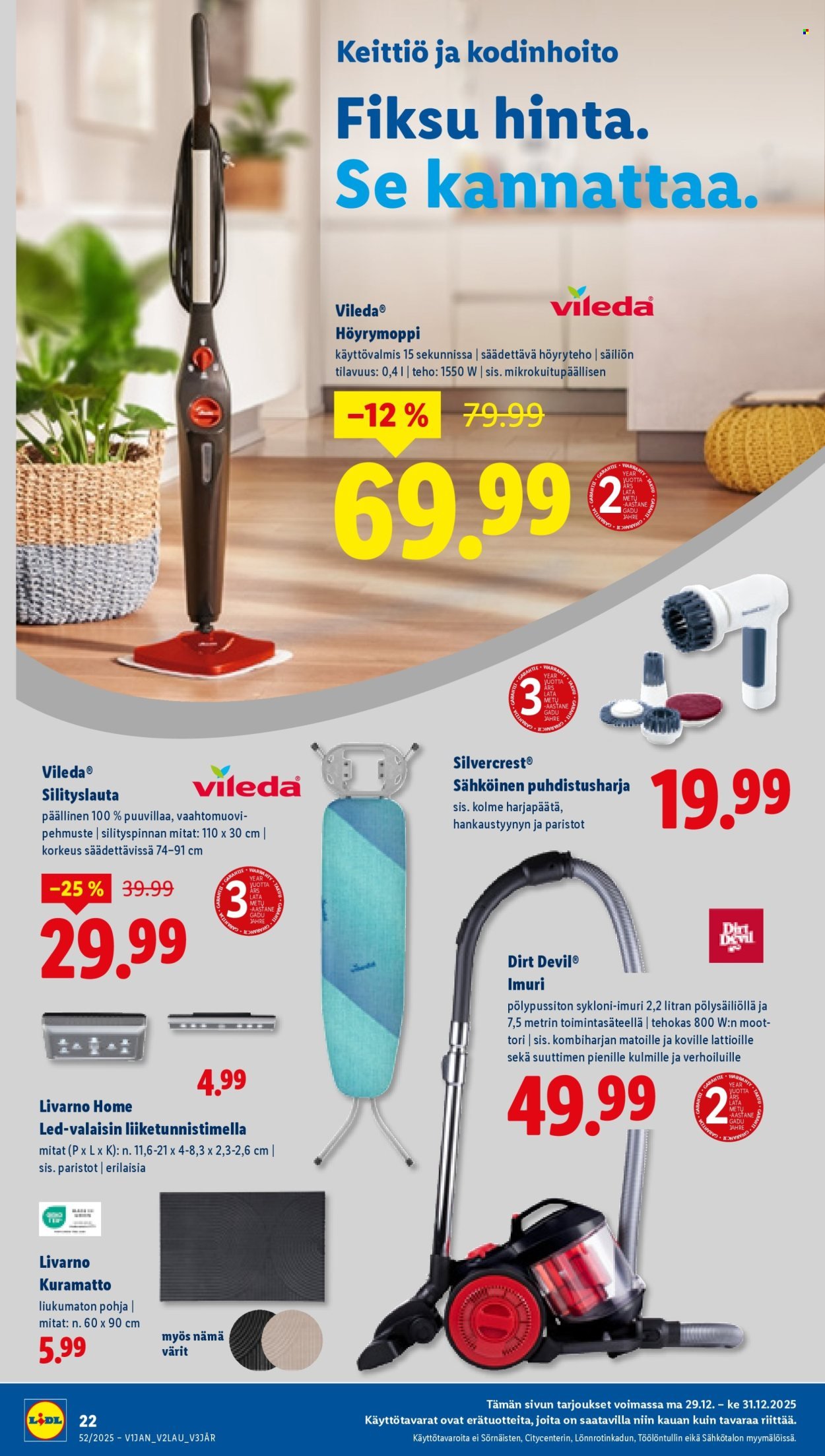 LIDL tarjoukset - Alkaen PE 26.12.2025