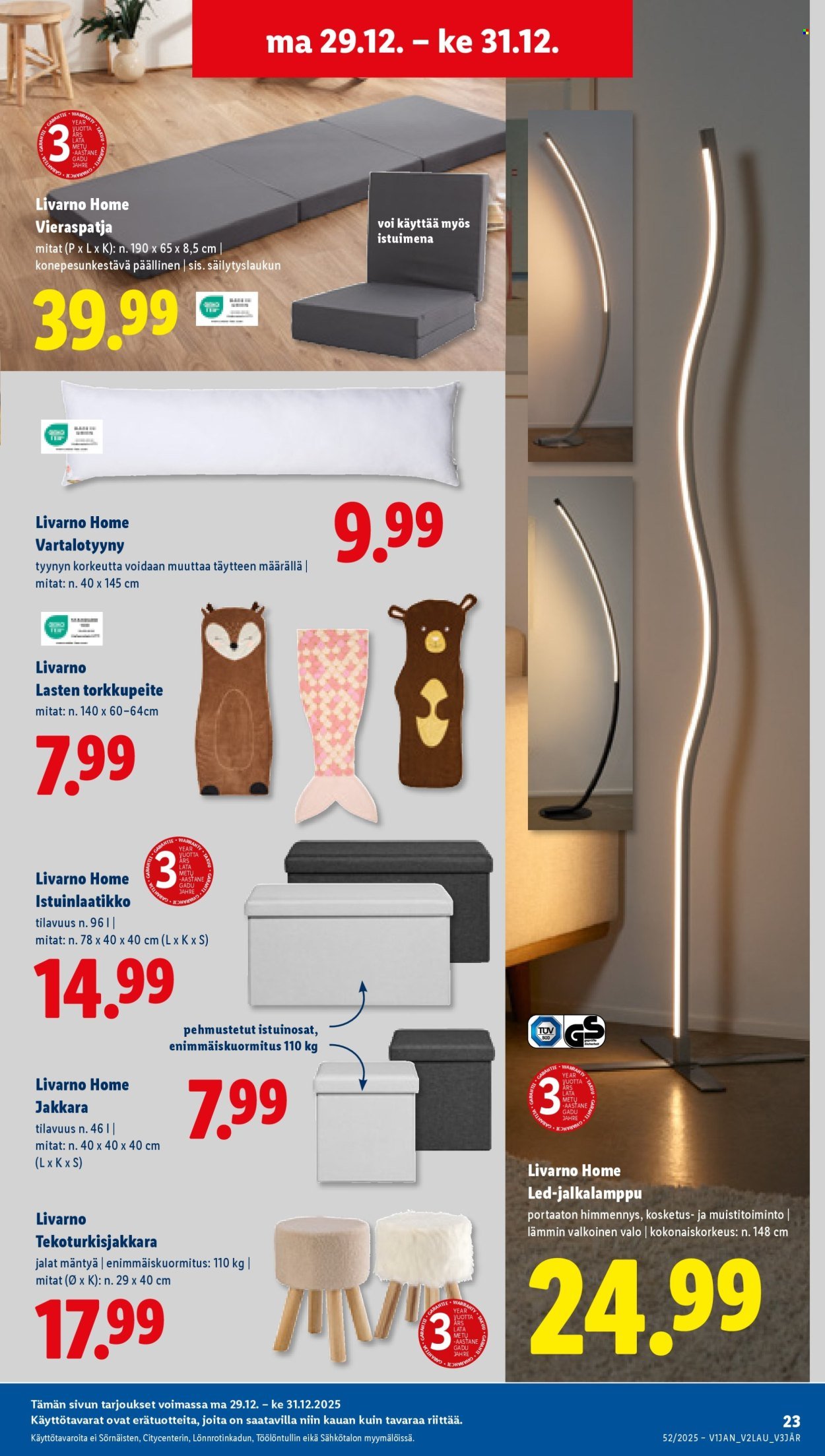 LIDL tarjoukset - Alkaen PE 26.12.2025