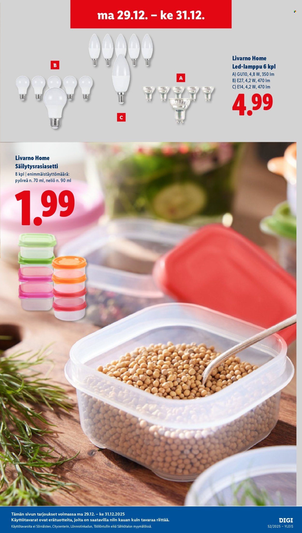 LIDL tarjoukset - Alkaen PE 26.12.2025
