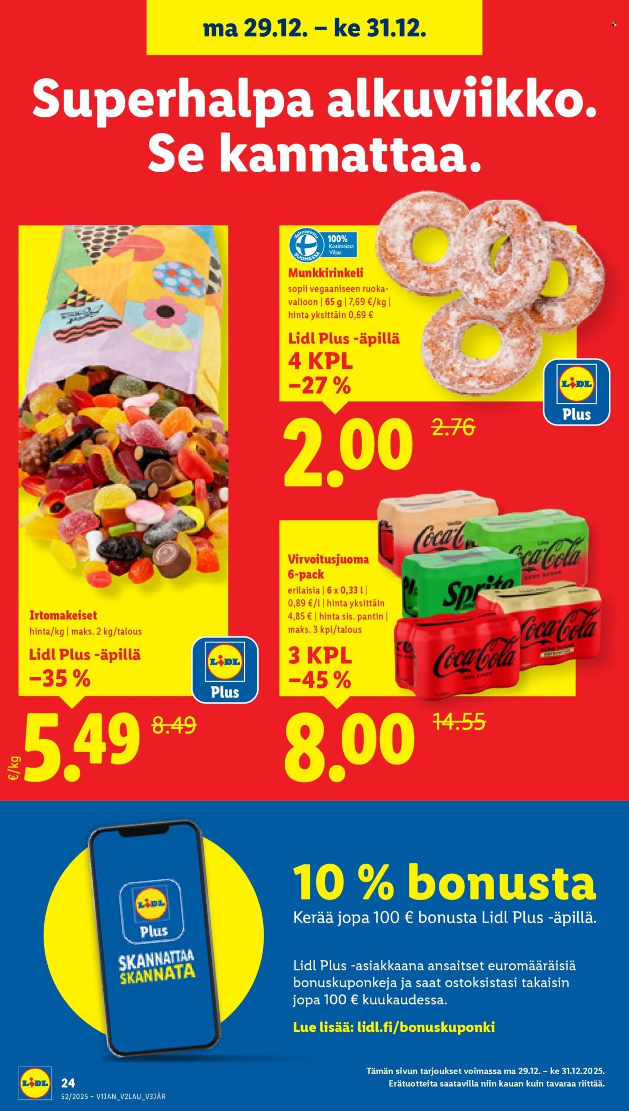 LIDL tarjoukset - Alkaen PE 26.12.2025