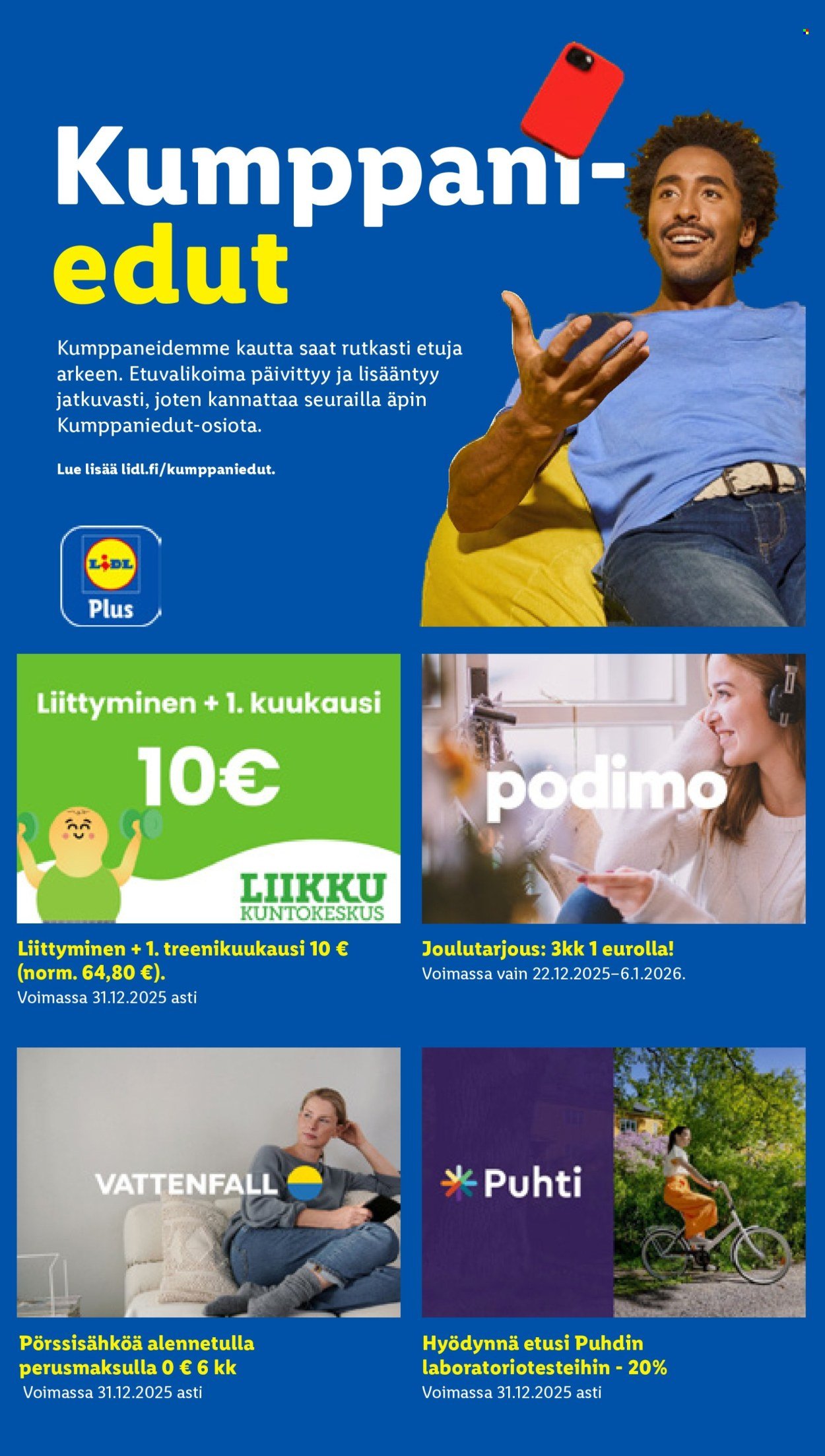 LIDL tarjoukset - Alkaen PE 26.12.2025