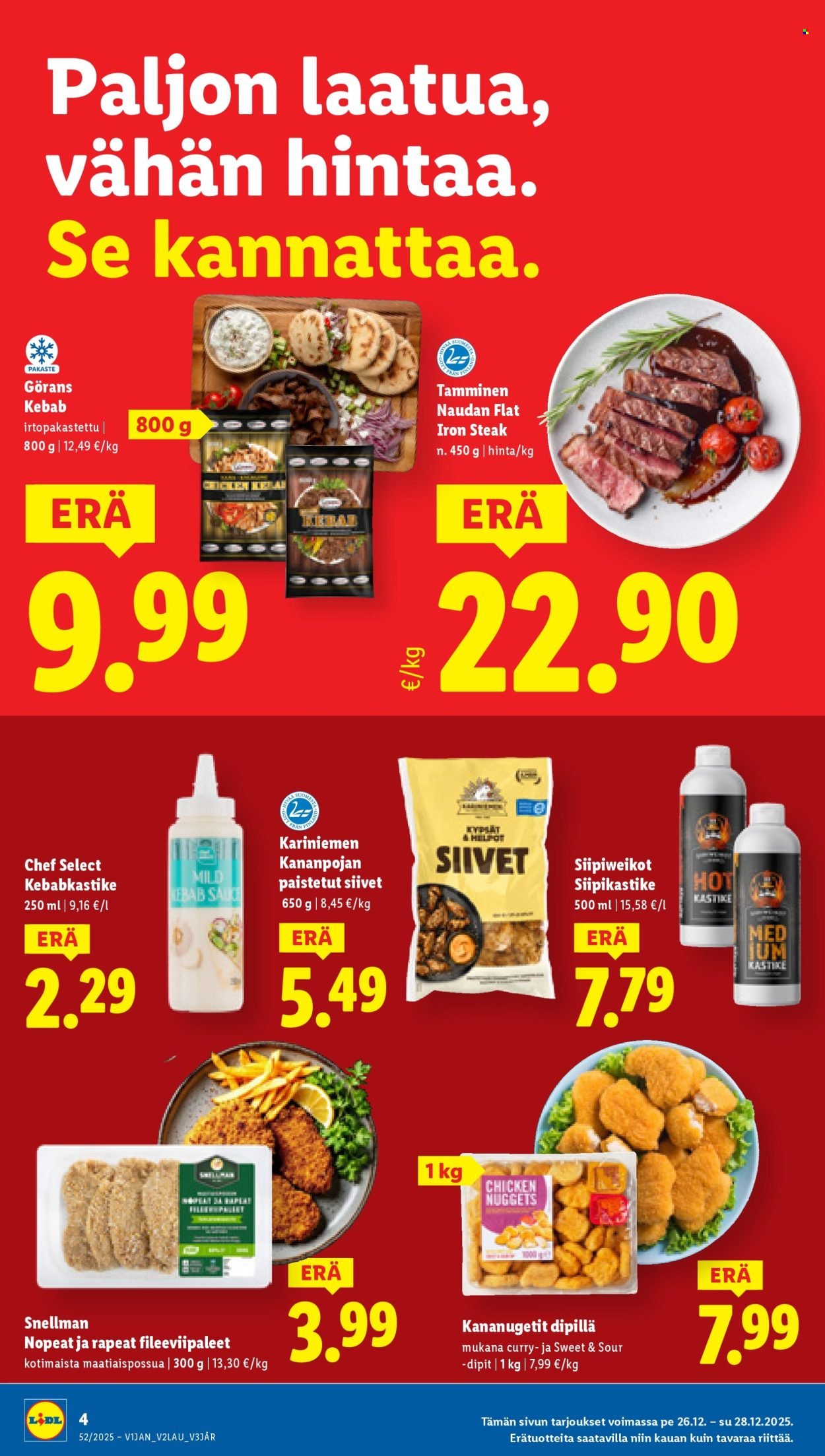 LIDL tarjoukset - Alkaen PE 26.12.2025