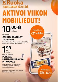 K-MARKET tarjoukset - Alkaen MA 26.10.2026