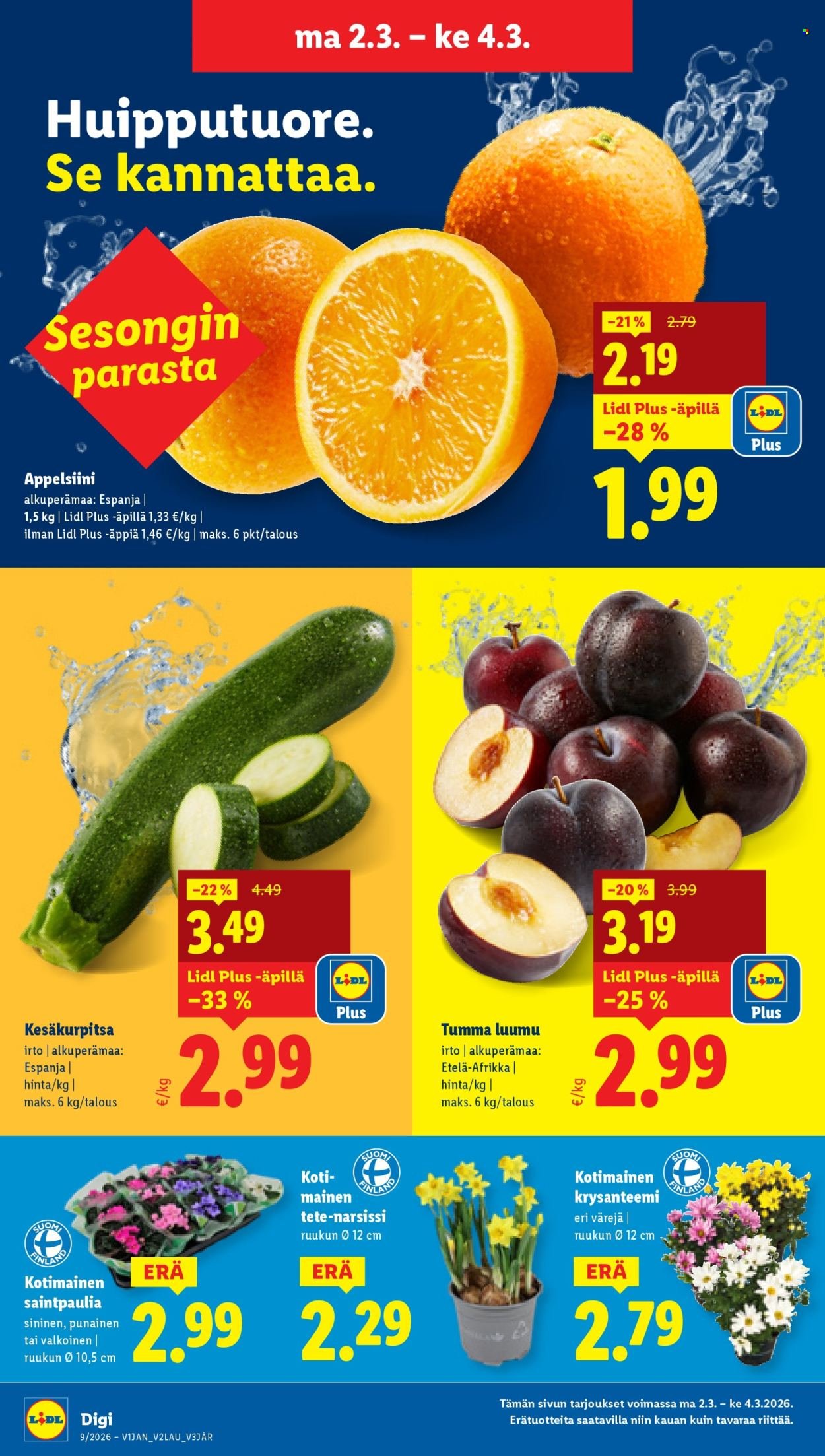 LIDL tarjoukset - Alkaen TO 26.2.2026