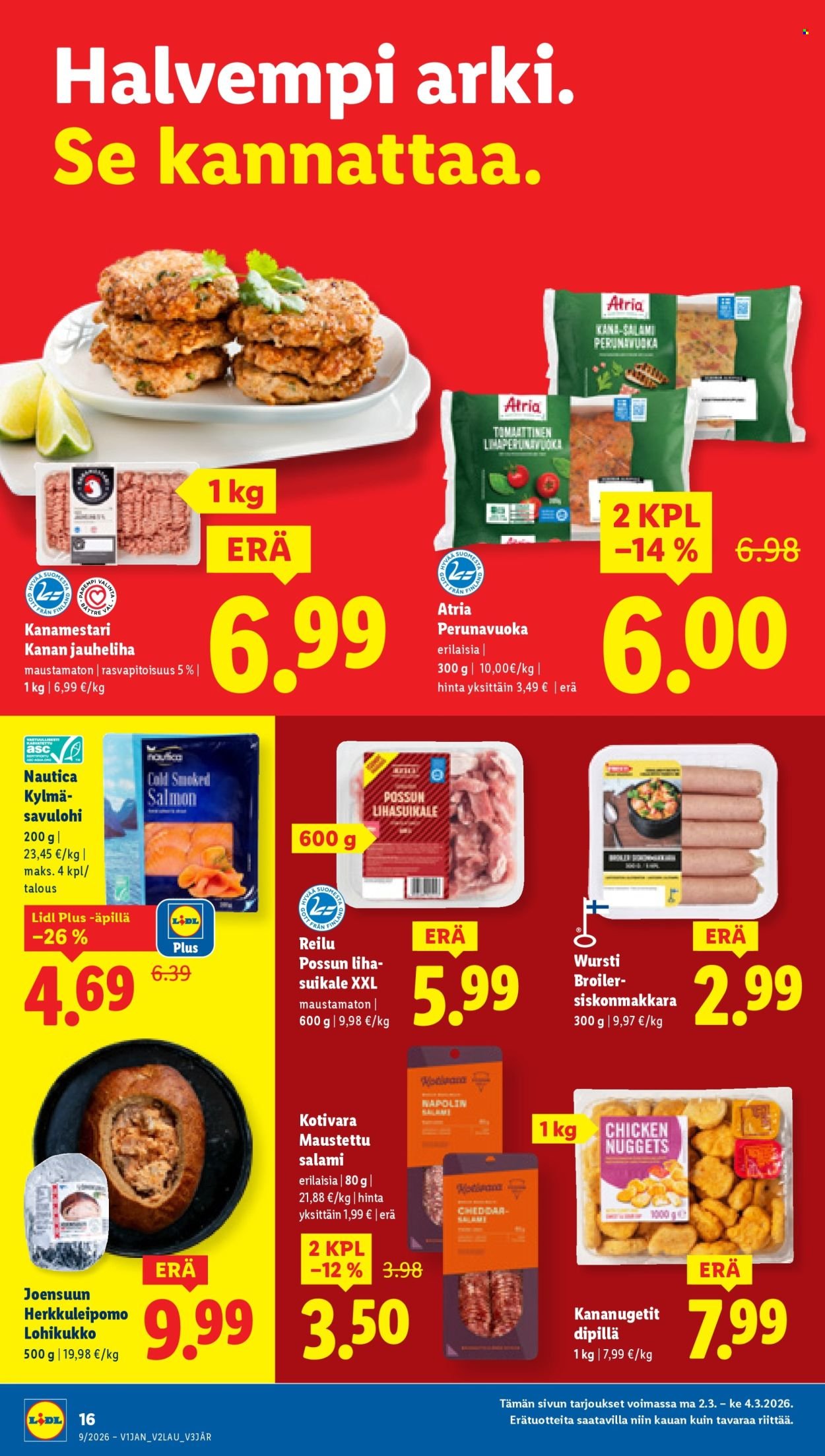 LIDL tarjoukset - Alkaen TO 26.2.2026