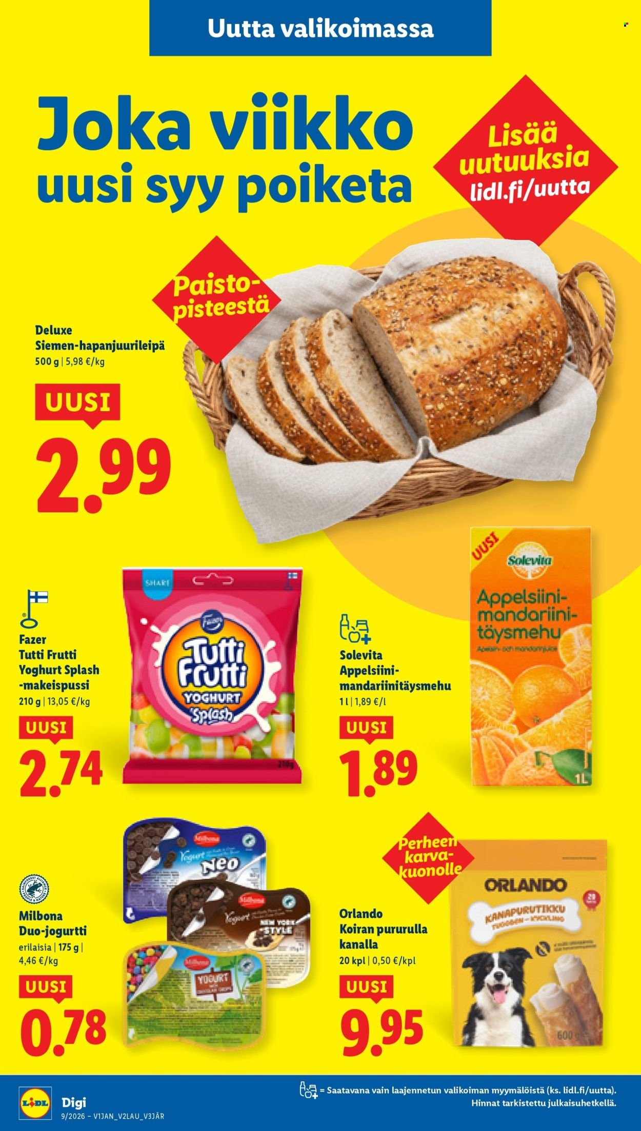 LIDL tarjoukset - Alkaen TO 26.2.2026
