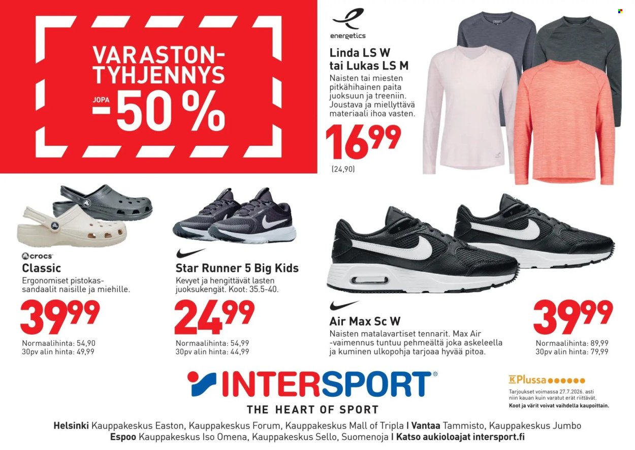 INTERSPORT tarjoukset - Helsingin Sanomat