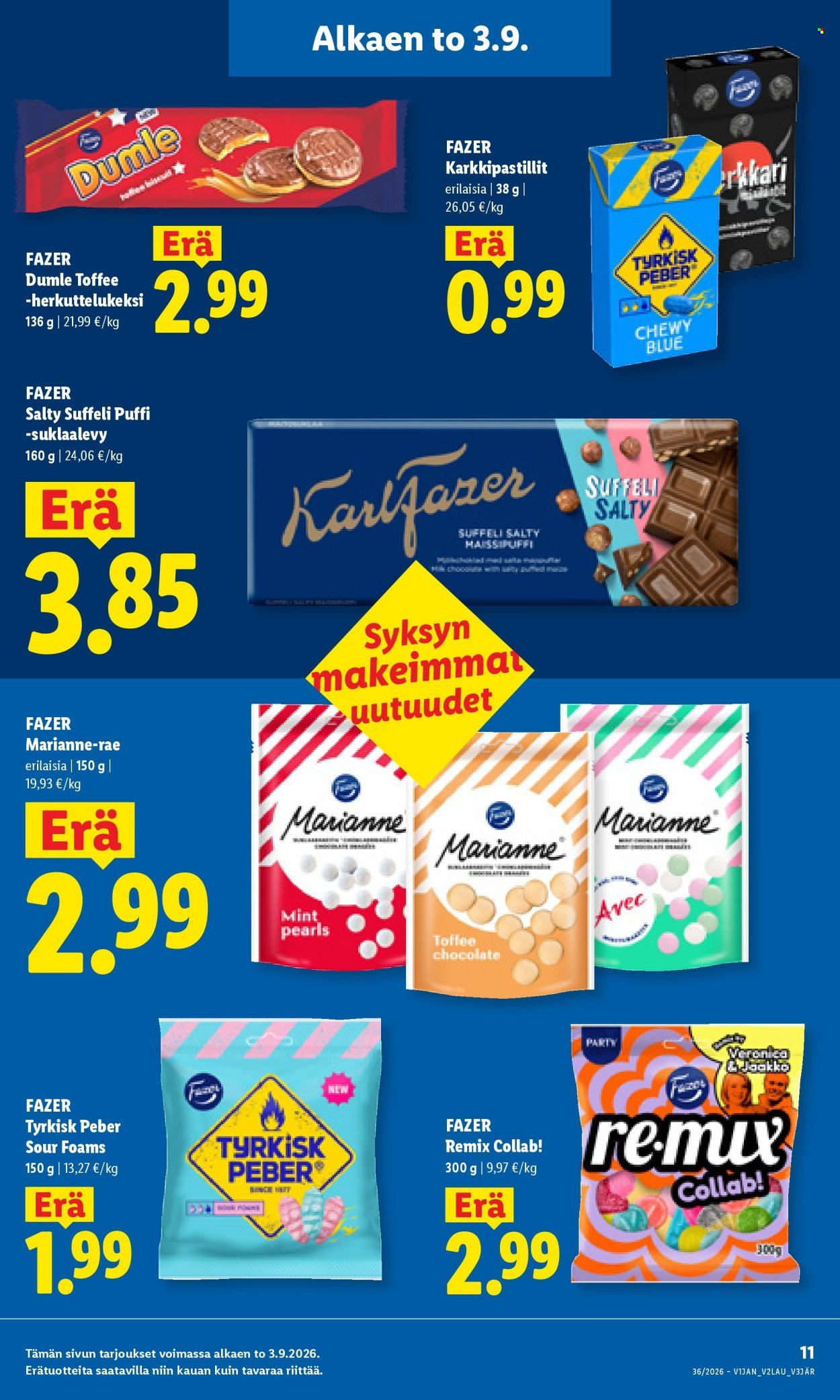 LIDL tarjoukset - Alkaen TO 3.9.2026