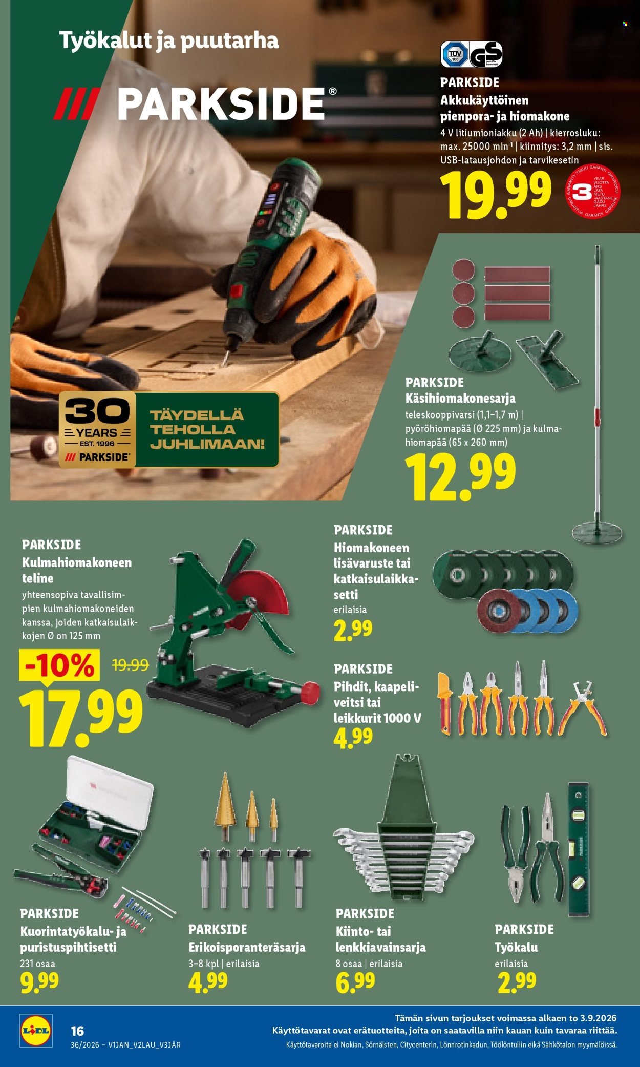 LIDL tarjoukset - Alkaen TO 3.9.2026