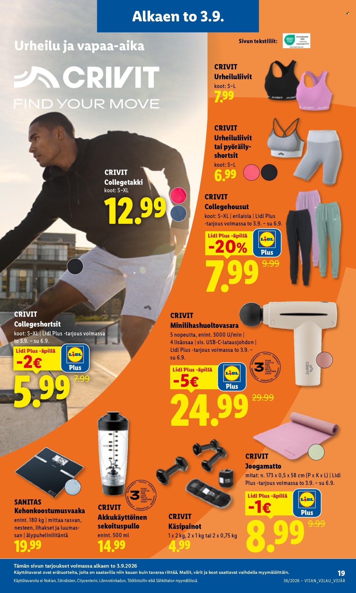 LIDL tarjoukset - Alkaen TO 3.9.2026